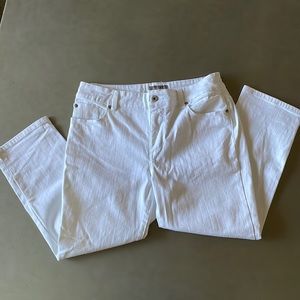 Chico’s White Ankle Jeans
